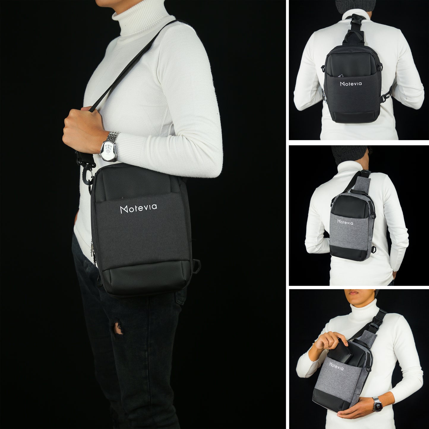 3*1 Backpack And Shoulder Bag